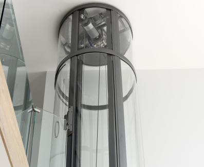 mini ascenseur circulaire de maison